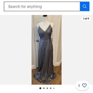 Gray Sequin Dress by Weddington Way/Adrianna Papell.